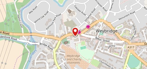 Megan's by the Wey (Weybridge) на карте