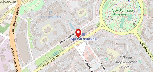 Меленка на карте