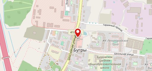 Мельница на бугре на карте