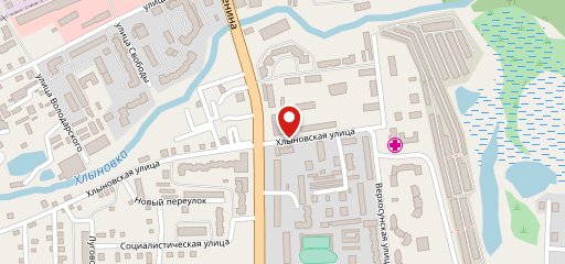 Пекарсон на карте