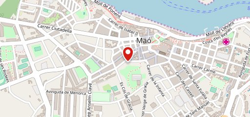 Menorca на карте
