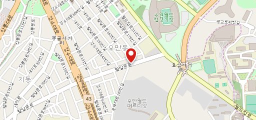 꼬치의품격 수원월드컵점 на карте