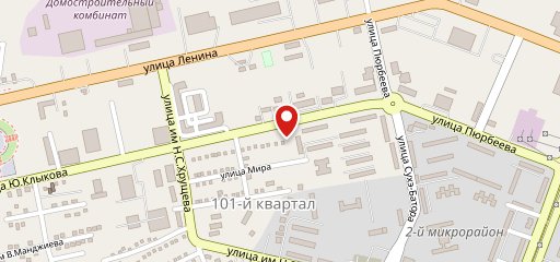 Мерген на карте
