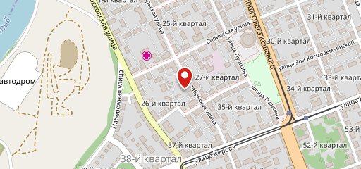 Меридиан на карте