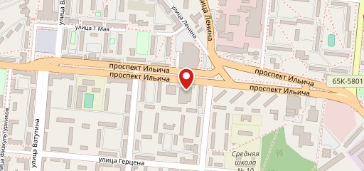 Меридиан на карте