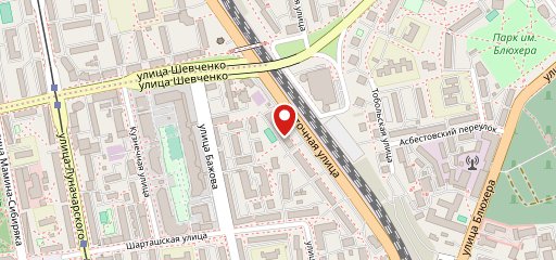 Меридиан на карте