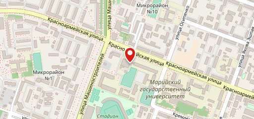 Меридиан на карте