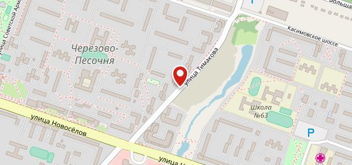 Мещера, закусочная на карте