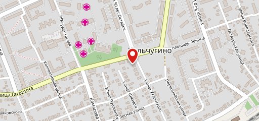 Место в городе на карте