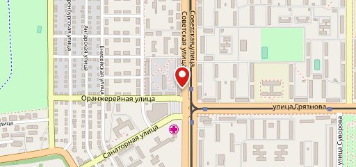 Место встречи, кафе на карте