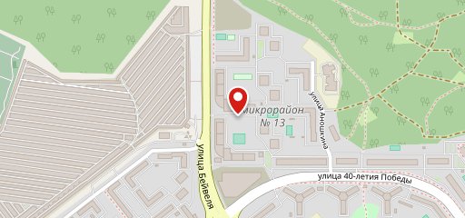 Метеорит на карте
