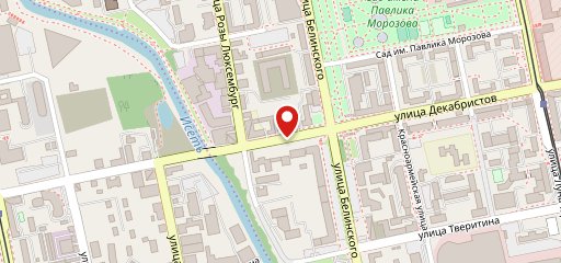 Междуречье на карте