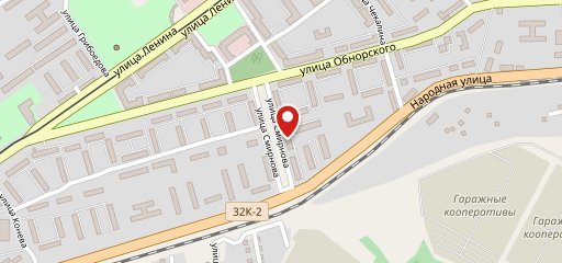 Междуреченский разлив на карте