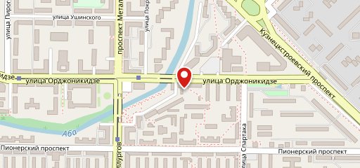 Междуреченский разлив на карте