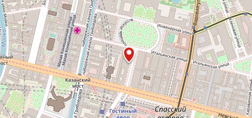 Мезонин в Гранд Отеле Европа на карте
