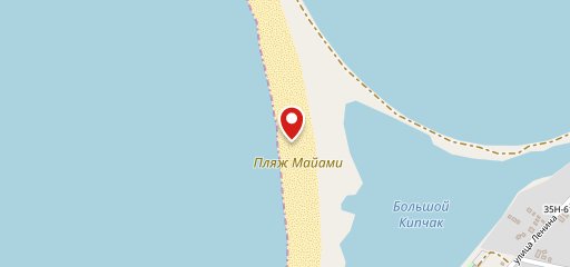 Пляж Майами на карте