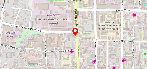 MILK сеть кофеен на карте