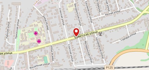 Миля на карте