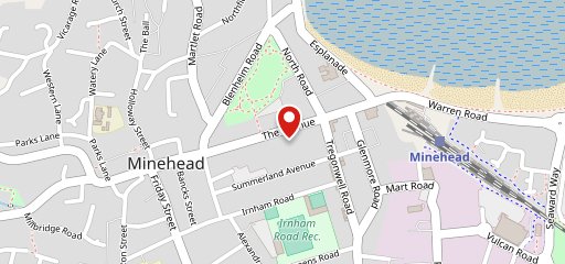 Minehead на карте