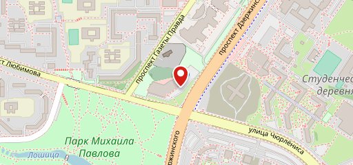 Минск, Дзержинского 106 Minsk на карте