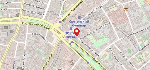 Мирофбар. Чистые пруды на карте