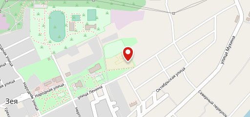 МОБК Лицей, столовая на карте