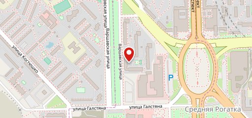 Модный ресторан на карте