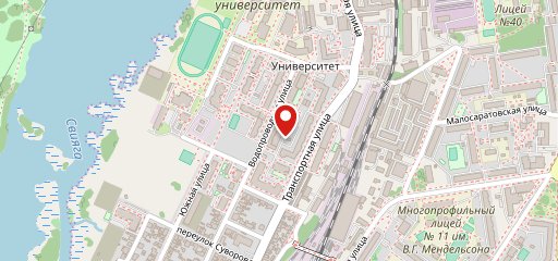 Молодежное кафе на карте