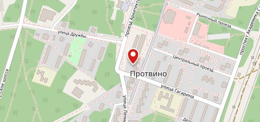 Молодёжное на карте