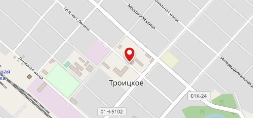 Молодёжное на карте