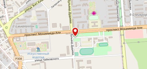 Молодежное на карте