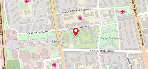 Молодежное на карте