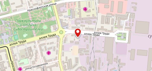 Молодежное на карте