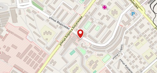 Пекарня на Молодёжной на карте