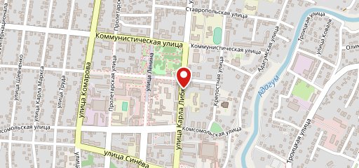 Молодежный на карте