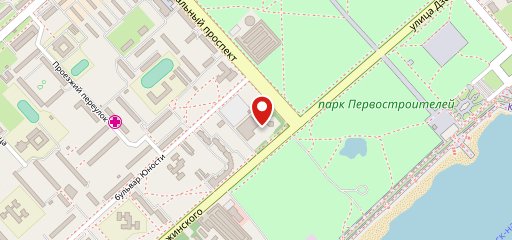 Молодёжный на карте