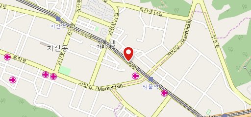 맘스터치 대구지산점 на карте