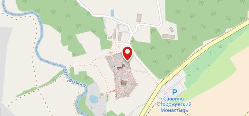 Монастырска трапезная на карте