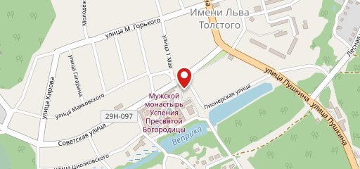 Монастырская трапеза на карте