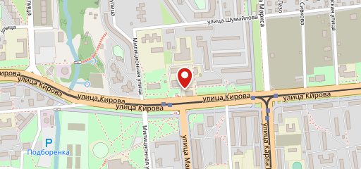 Столовая на карте