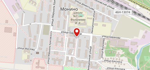Моня на карте