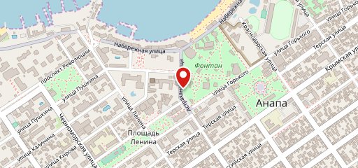 Море внутри на карте