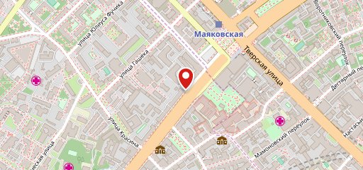 Раковая на Маяковке на карте