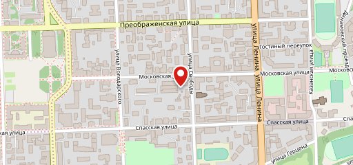 Московская на карте