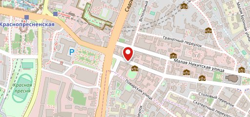 Московская кухмистерская на карте