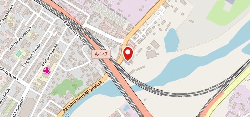 Московская столовая на карте