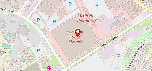 Московский дворик на карте