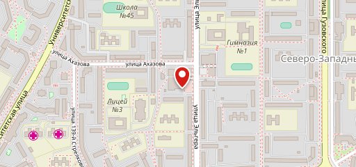 Московский на карте