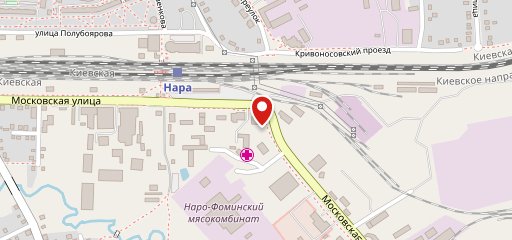 Кафе Московское на карте