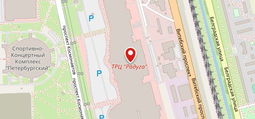Мозар, кафе быстрого питания на карте